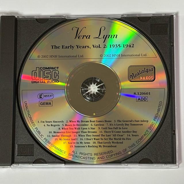 Vera Lynn / The Early Years, Vol. 2  CD/DVD/rfI 