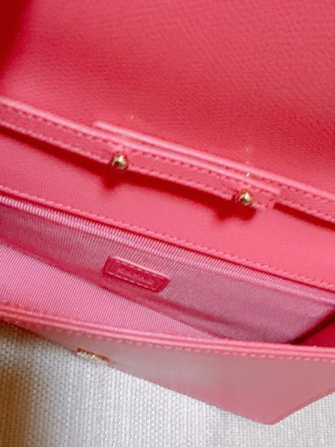 FURLA �s���N ���U�[ �V�����_�[�o�b�O �N���X�{�f�B �� �u�����h�� 