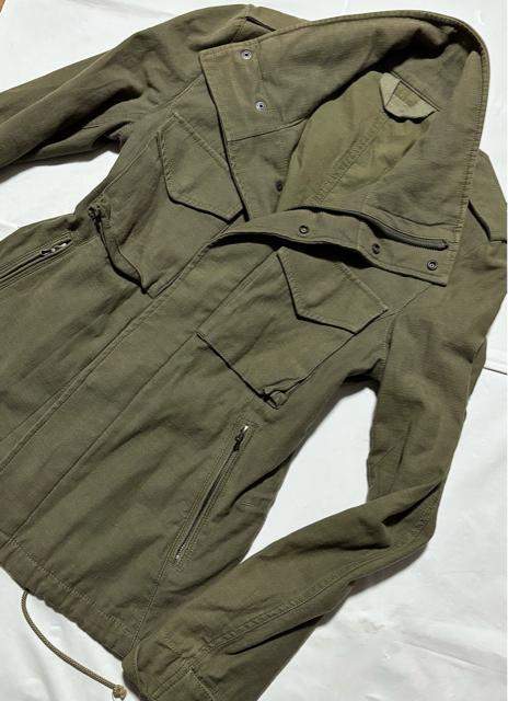 ATTACHMENT アタッチメント 定価5万円程 ミリタリー ジャケット riri製ZIP ドメス セレクト 春 アウター 古着 < ブランド ATTACHMENT アタッチメント 定価5万円程 ミリタリー ジャケット riri製ZIP ドメス セレクト 春 アウター 古着 < ブランドの