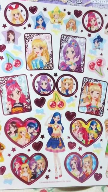 新品アイカツシール2枚セット定価\648未使用ピンク・ゴールド フレーム < アニメ/コミック/キャラクター  新品アイカツシール2枚セット定価\648未使用ピンク・ゴールド フレーム < アニメ/コミック/キャラクターの