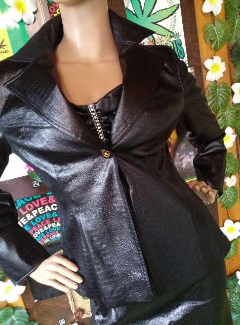 エロCool(´エ`)11ARクロコ型押レザー調B点セットミニスカスーツ < 女性ファッション  エロCool(´エ`)11ARクロコ型押レザー調B点セットミニスカスーツ < 女性ファッションの