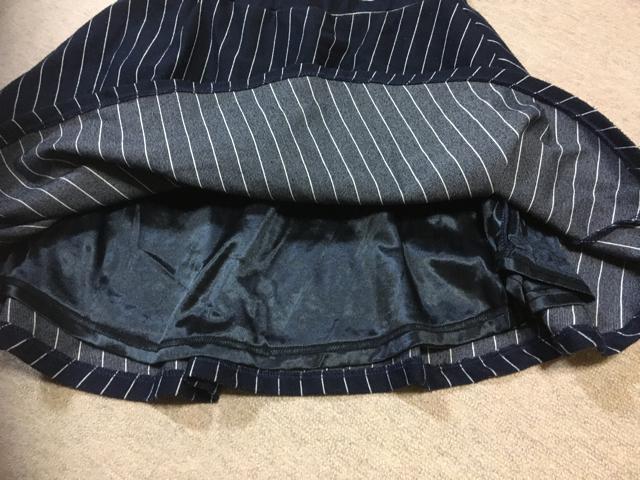 フレアスカート*ストライプ、M、中古 < 女性ファッション  フレアスカート*ストライプ、M、中古 < 女性ファッションの