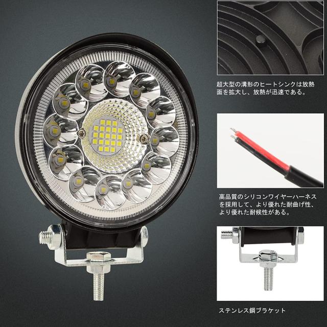 [NCg 99W LED Ɠ 4C` ی^ 6000K 7920LM 12V-24VΉ 2Zbg  /oCN