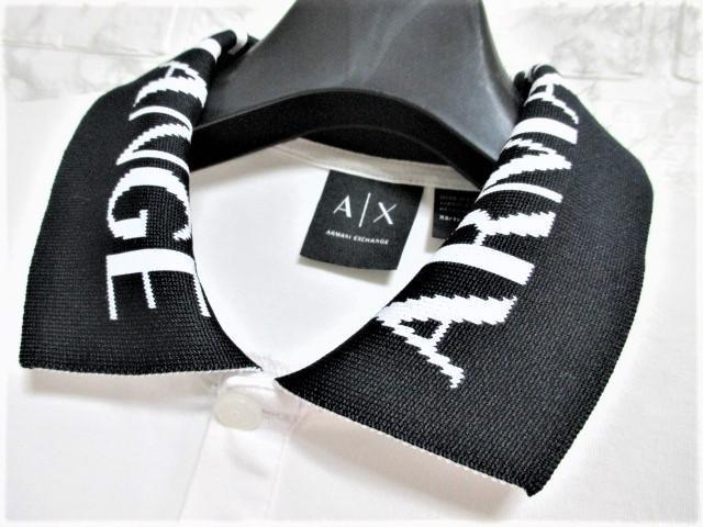 ☆ARMANI EXCHANGE アルマーニ エクスチェンジ ロゴ プリント ポロシャツ/半袖/メンズ/M < ブランド ☆ARMANI EXCHANGE アルマーニ エクスチェンジ ロゴ プリント ポロシャツ/半袖/メンズ/M < ブランドの