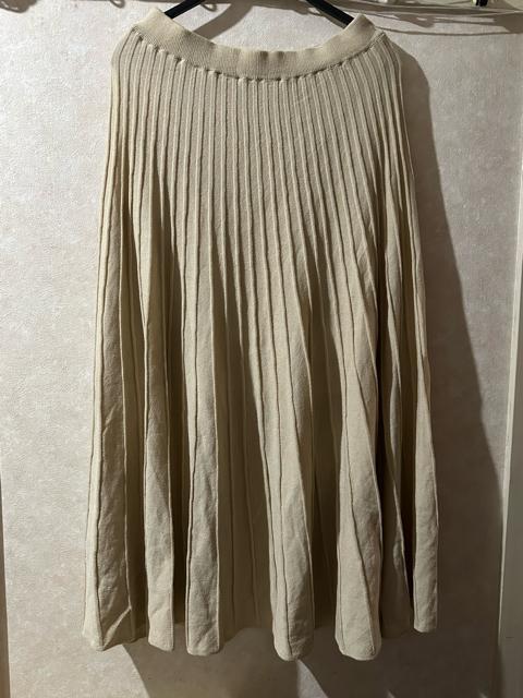 新品 タグ付き eversince ニットプリーツスカート < 女性ファッション  新品 タグ付き eversince ニットプリーツスカート < 女性ファッションの