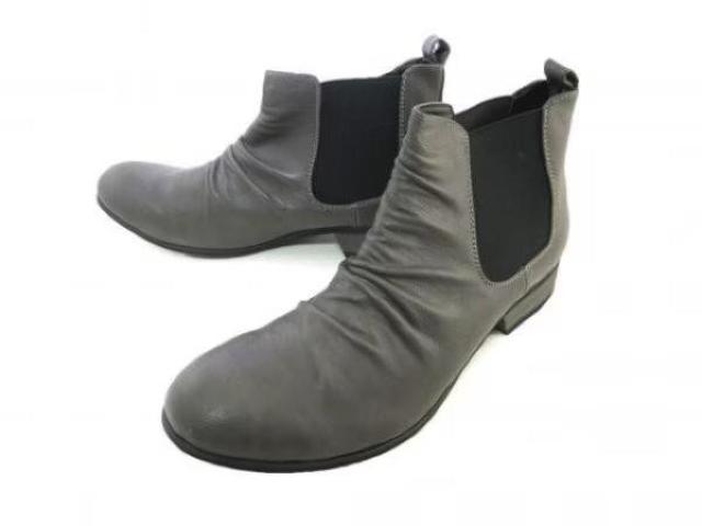 1円~C889新品Dedesドレープサイドゴアブーツ26aGRAY♂ < 男性ファッション 1円~C889新品Dedesドレープサイドゴアブーツ26aGRAY♂ < 男性ファッションの