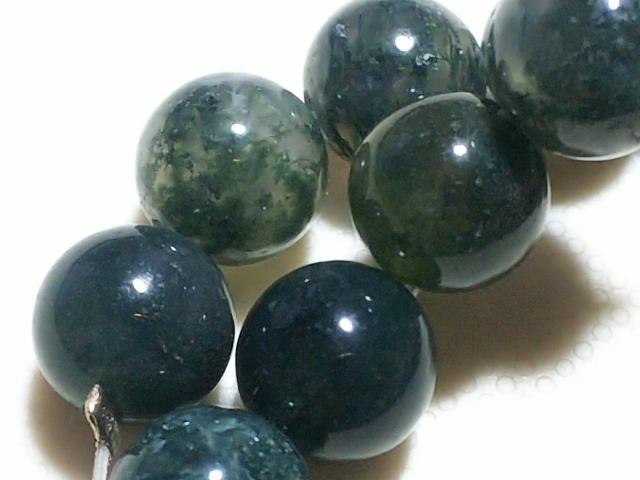 天然石★モスアゲート ラウンド8mm 半連 < 女性アクセサリー/時計  天然石★モスアゲート ラウンド8mm 半連 < 女性アクセサリー/時計の