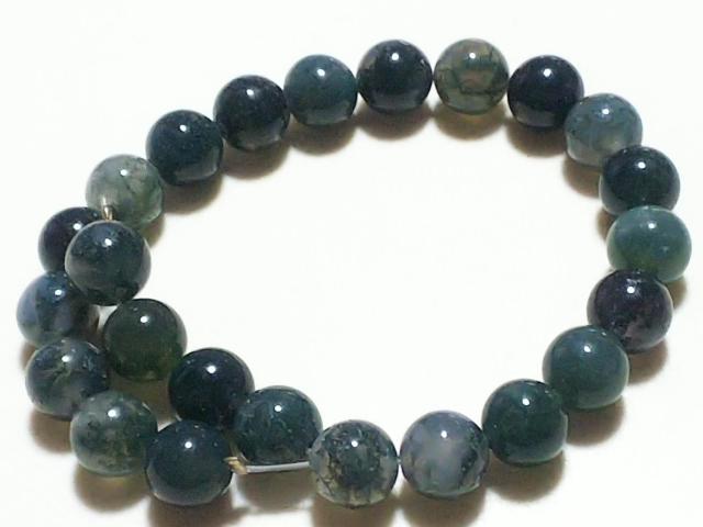 天然石★モスアゲート ラウンド8mm 半連 < 女性アクセサリー/時計  天然石★モスアゲート ラウンド8mm 半連 < 女性アクセサリー/時計の