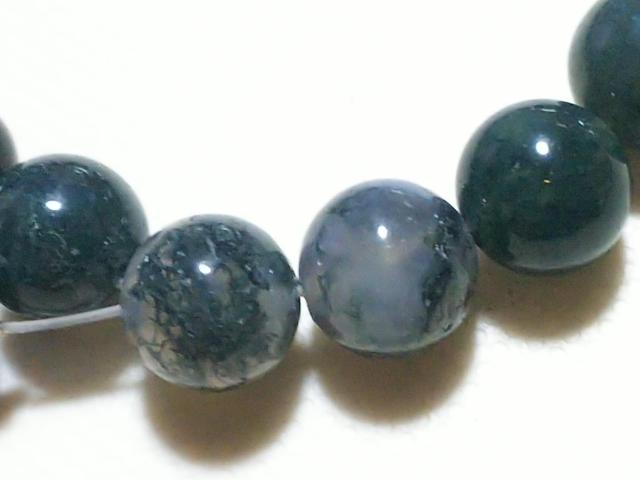 天然石★モスアゲート ラウンド8mm 半連 < 女性アクセサリー/時計  天然石★モスアゲート ラウンド8mm 半連 < 女性アクセサリー/時計の