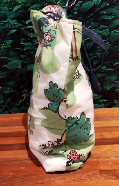 スマーフ 水玉 リバーシブル トートバッグ 中型 < 女性ファッション スマーフ 水玉 リバーシブル トートバッグ 中型 < 女性ファッションの