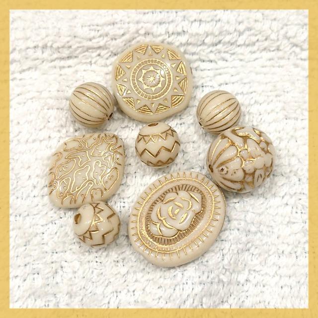 �w����75�ψꁚ�x�`���낢��~�b�N�X�r�[�Y���x�[�W���ɃS�[���h�͗l��30���ő��20mm���A�N������ �� �y�b�g/��|/���|�� 