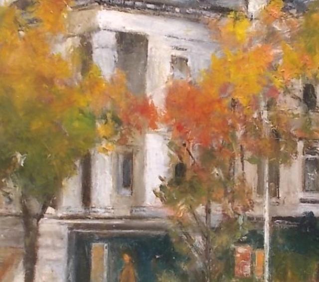 ★♪油彩画 金山ヒロシ【中之島図書館】『F10号』新額付き★冬木立の明治の近代建築 < ホビー ★♪油彩画 金山ヒロシ【中之島図書館】『F10号』新額付き★冬木立の明治の近代建築 < ホビーの