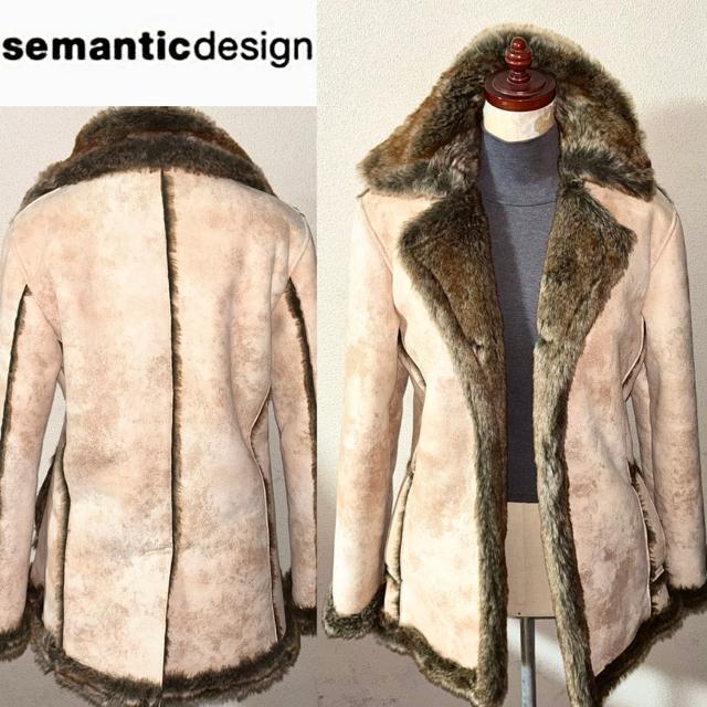 �V�i �߂� ���i semantic design �Z�}���e�B�b�N�f�U�C�� ���[�g�� ���U�[ �� �t�@�[ �R�[�g �W���P�b�g y2k  �� �j���t�@�b�V������ 