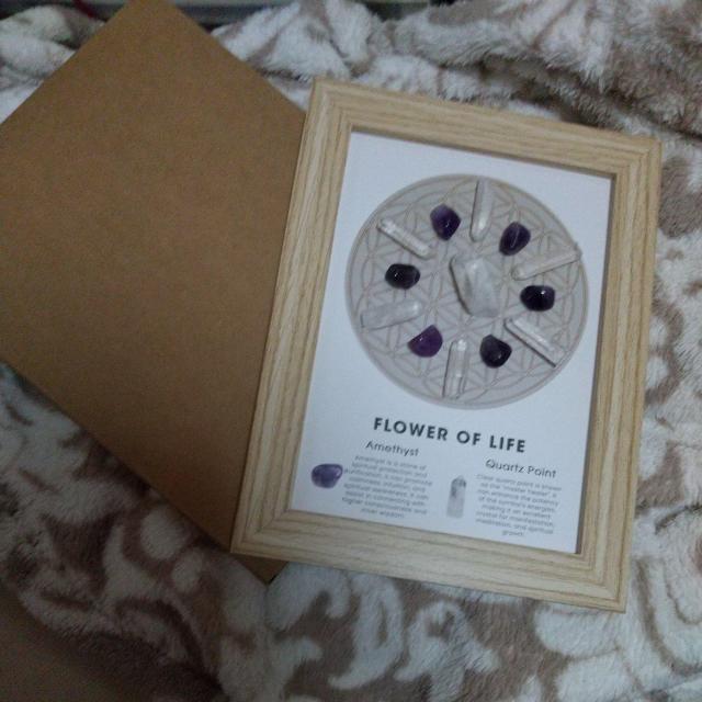 2種類の宝石が入ってるフラワーオーブライフ 1 < インテリア/ライフ 2種類の宝石が入ってるフラワーオーブライフ 1 < インテリア/ライフの