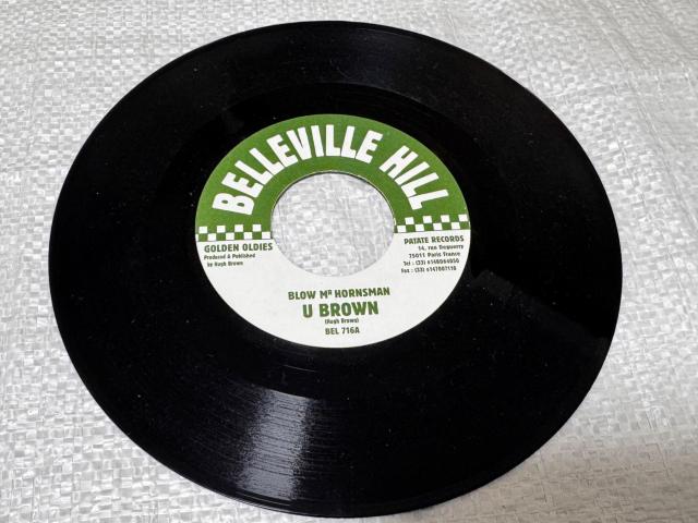 U BROWN BLOW ME HORNSMAN / VERSION PATATE RECORDS BEL 716A  �� CD/DVD/�r�f�I�� 
