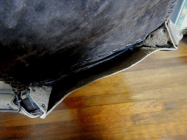 ◆レザーバッグ ハラコ ショルダーバッグ インド 中古品 < 男性ファッション  ◆レザーバッグ ハラコ ショルダーバッグ インド 中古品 < 男性ファッションの