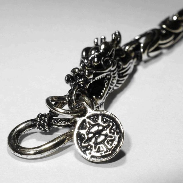 ドラゴン 竜 龍 ブレスレット アクセサリー 銀色 シルバー色 チャーム メンズ < 男性アクセサリー/時計  ドラゴン 竜 龍 ブレスレット アクセサリー 銀色 シルバー色 チャーム メンズ < 男性アクセサリー/時計の