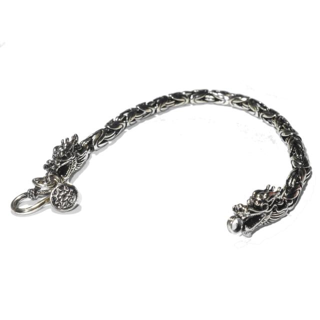 ドラゴン 竜 龍 ブレスレット アクセサリー 銀色 シルバー色 チャーム メンズ < 男性アクセサリー/時計  ドラゴン 竜 龍 ブレスレット アクセサリー 銀色 シルバー色 チャーム メンズ < 男性アクセサリー/時計の