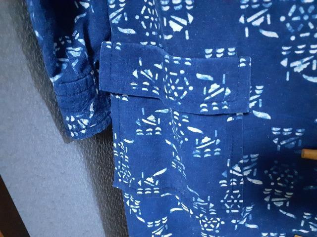 50年前の藍色春、秋コートオーダーメイド7号着丈110身長150弱47.8キロ位の方に < 女性ファッション  50年前の藍色春、秋コートオーダーメイド7号着丈110身長150弱47.8キロ位の方に  < 女性ファッションの