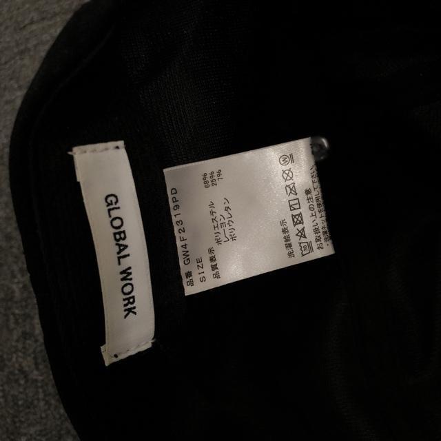 即決 GLOBAL WORK グローバルワーク キャップ 帽子 ブラック < ブランド  即決 GLOBAL WORK グローバルワーク キャップ 帽子 ブラック < ブランドの