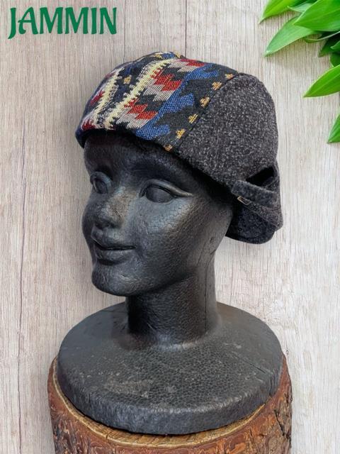 織り柄ハンチング帽 エスニック 個性派 アジアン ヒッピー ハンチング帽 < 男性ファッション 織り柄ハンチング帽 エスニック 個性派 アジアン ヒッピー ハンチング帽 < 男性ファッションの