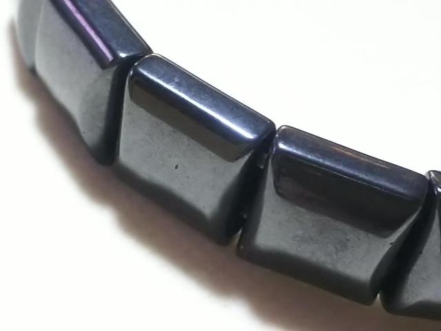 天然石★ヘマタイト 10mm ブレス < 女性アクセサリー/時計  天然石★ヘマタイト 10mm ブレス < 女性アクセサリー/時計の