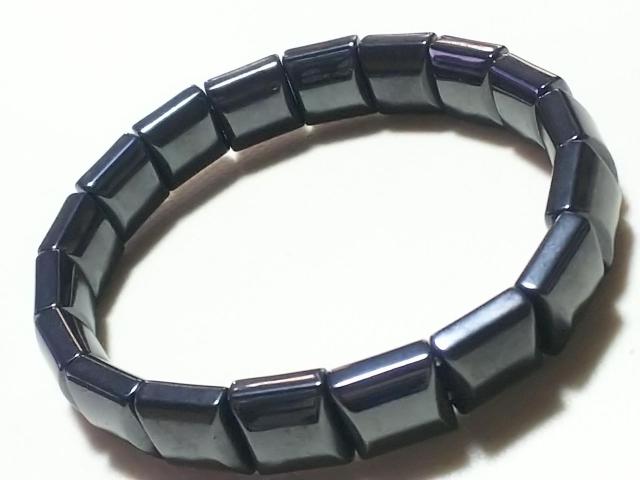 天然石★ヘマタイト 10mm ブレス < 女性アクセサリー/時計  天然石★ヘマタイト 10mm ブレス < 女性アクセサリー/時計の