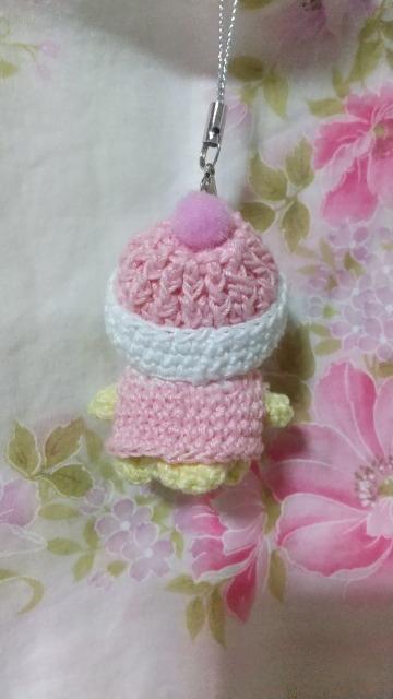 ひよちゃん*編みぐるみストラップ(ピンク) < ペット/手芸/園芸 ひよちゃん*編みぐるみストラップ(ピンク) < ペット/手芸/園芸の