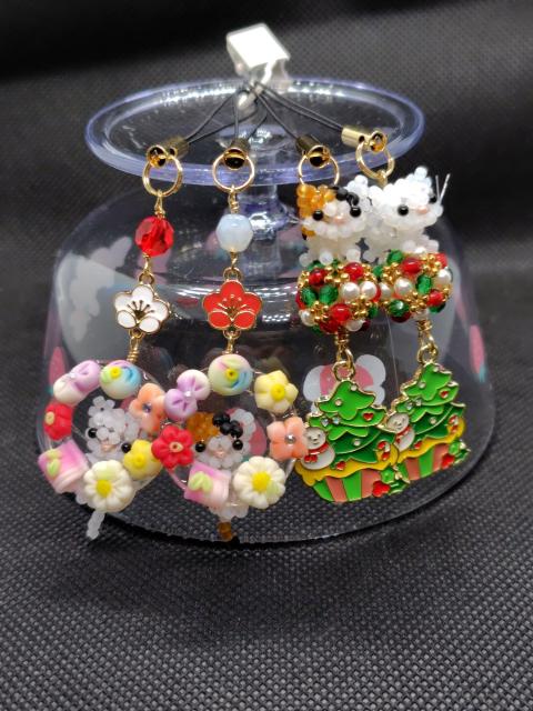 �˂��N���X�}�X�������X�g���b�v4�_�Z�b�g  �� �y�b�g/��|/���|�� 