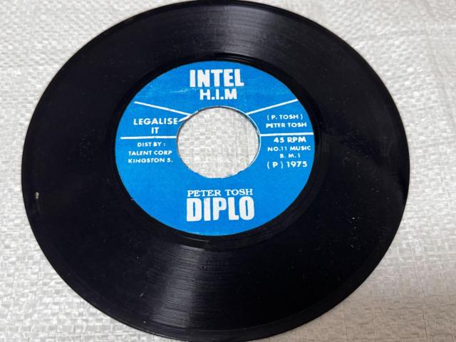 Peter Tosh DIPLO / Legalise It Intel H.I.M. 7�C���` �V���O�� ���R�[�h 1975�N�� �� CD/DVD/�r�f�I�� 