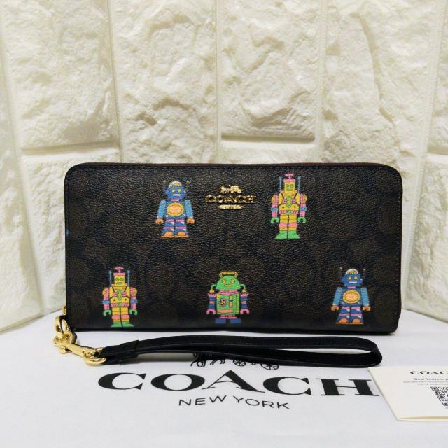 �V�iCOACH �R�Y�~�b�N �@�����O �W�b�v �A���E���h �E�H���b�g�@�V�O�l�`���[ �L�����o�X�E���{�b�g �v�����g  �� �u�����h�� 