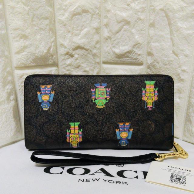 �V�iCOACH �R�Y�~�b�N �@�����O �W�b�v �A���E���h �E�H���b�g�@�V�O�l�`���[ �L�����o�X�E���{�b�g �v�����g �� �u�����h�� 