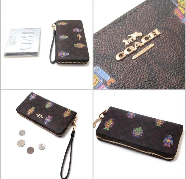 �V�iCOACH �R�Y�~�b�N �@�����O �W�b�v �A���E���h �E�H���b�g�@�V�O�l�`���[ �L�����o�X�E���{�b�g �v�����g �� �u�����h�� 