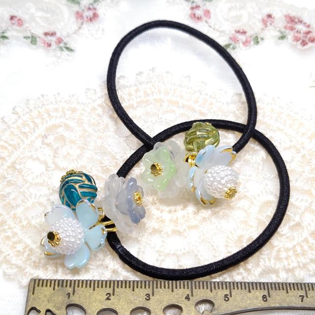 ハンドメイド☆ヘアゴム☆2個セット < 女性ファッション ハンドメイド☆ヘアゴム☆2個セット < 女性ファッションの