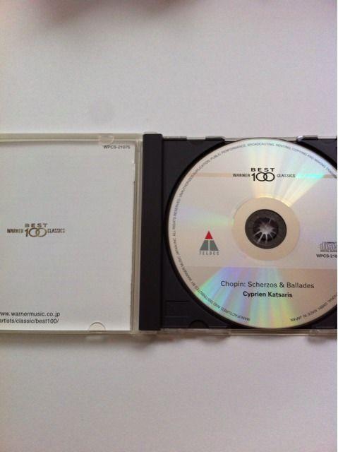 ショパン◆バラード集&スケルツォ集◆カツァリス◆帯付き国内盤 < CD/DVD/ビデオ  ショパン◆バラード集&スケルツォ集◆カツァリス◆帯付き国内盤 < CD/DVD/ビデオの