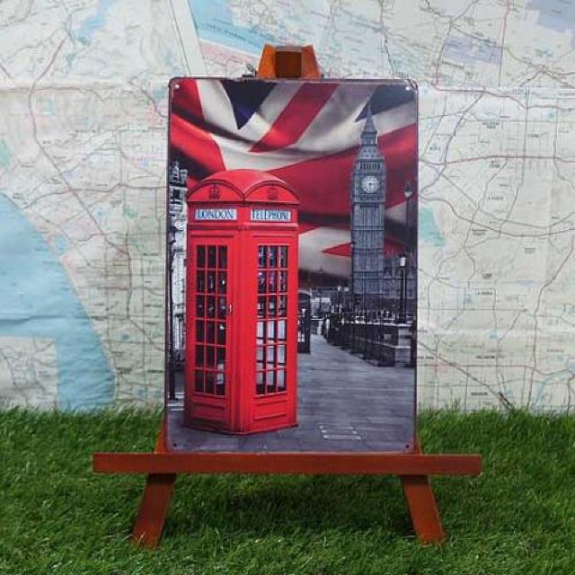 新品【ブリキ看板】Big Ben/ビッグ・ベン 電話ボックス < ホビー  新品【ブリキ看板】Big Ben/ビッグ・ベン 電話ボックス  < ホビーの