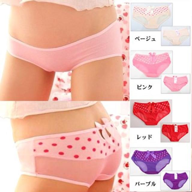 ♪リボンセクシーショーツ(パープル) < 女性ファッション  ♪リボンセクシーショーツ(パープル)  < 女性ファッションの