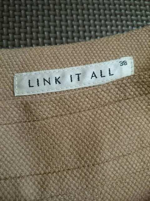 LINK IT ALL リンクイットオール☆デザインスカート★ウール☆キャメル★日本製☆ < ブランド LINK IT ALL リンクイットオール☆デザインスカート★ウール☆キャメル★日本製☆ < ブランドの
