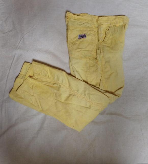 Liberty イエロー ペインターパンツ ヴィンテージ アメリカ古着 難有り < 女性ファッション  Liberty イエロー ペインターパンツ ヴィンテージ アメリカ古着 難有り  < 女性ファッションの