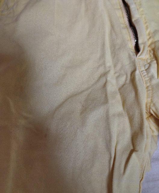 Liberty イエロー ペインターパンツ ヴィンテージ アメリカ古着 難有り < 女性ファッション  Liberty イエロー ペインターパンツ ヴィンテージ アメリカ古着 難有り < 女性ファッションの