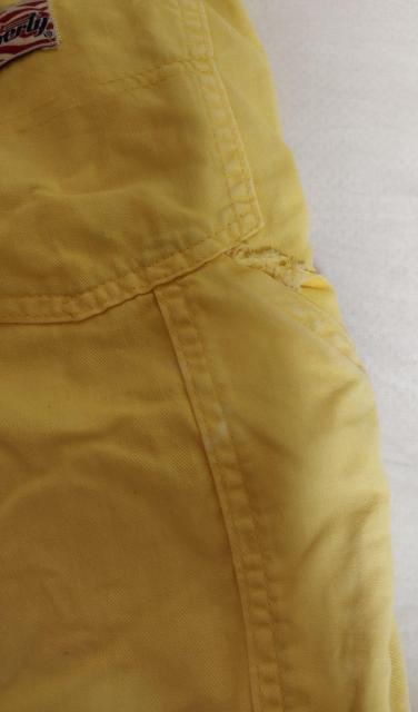 Liberty イエロー ペインターパンツ ヴィンテージ アメリカ古着 難有り < 女性ファッション  Liberty イエロー ペインターパンツ ヴィンテージ アメリカ古着 難有り < 女性ファッションの