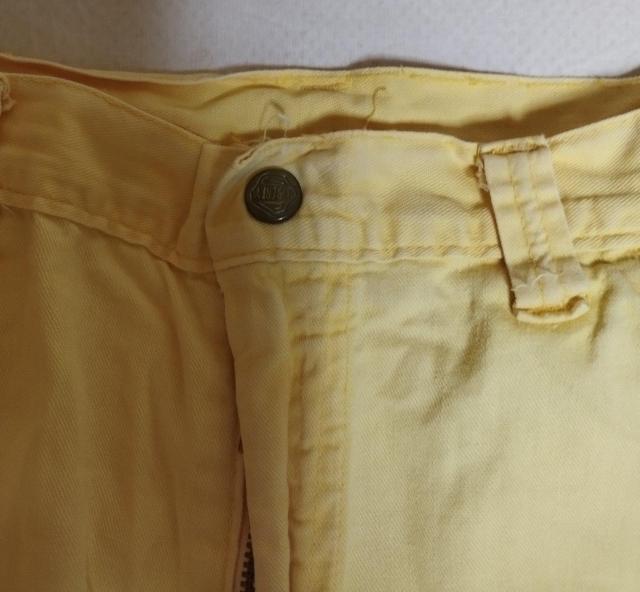 Liberty イエロー ペインターパンツ ヴィンテージ アメリカ古着 難有り < 女性ファッション  Liberty イエロー ペインターパンツ ヴィンテージ アメリカ古着 難有り < 女性ファッションの