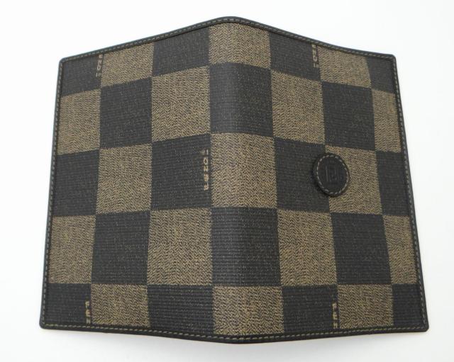 FENDI フェンディ ペカン柄 PVCキャンバス×レザー 手帳カバー マルチカバー<美品>【送料無料】 < ブランド  FENDI フェンディ ペカン柄 PVCキャンバス×レザー 手帳カバー マルチカバー<美品>【送料無料】 < ブランドの