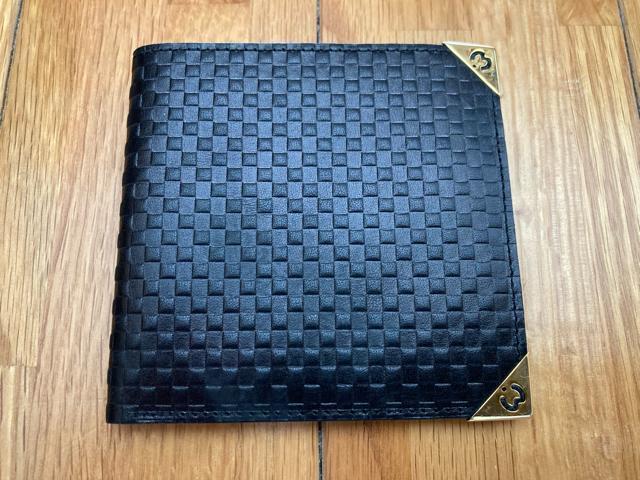 mila schon ミラショーン 二つ折り 財布 ウォレット 本革 レザー 市松模様 ビンテージ イタリア製 メンズ レディース < ブランド  mila schon ミラショーン 二つ折り 財布 ウォレット 本革 レザー 市松模様 ビンテージ イタリア製 メンズ レディース  < ブランドの