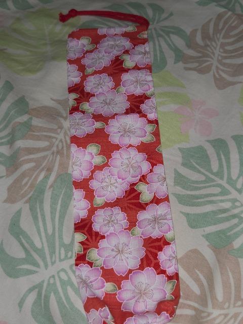 ★新柄赤×桜柄リコーダー入巾着袋 < キッズ/ベビー  ★新柄赤×桜柄リコーダー入巾着袋  < キッズ/ベビーの