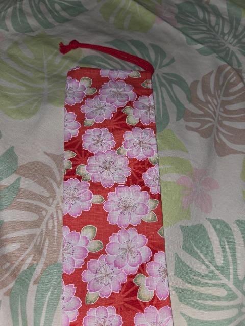 ★新柄赤×桜柄リコーダー入巾着袋 < キッズ/ベビー  ★新柄赤×桜柄リコーダー入巾着袋 < キッズ/ベビーの
