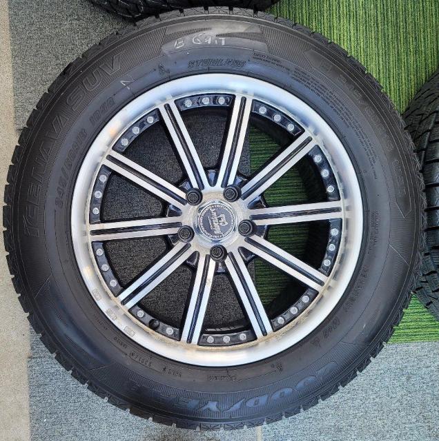 デューンマックス A259アルミホイール18インチ8J 45 pcd 114.3 スタッドレスタイヤ付き4本セットグッドイヤー ア < 自動車/バイク デューンマックス A259アルミホイール18インチ8J 45 pcd 114.3 スタッドレスタイヤ付き4本セットグッドイヤー ア < 自動車/バイク