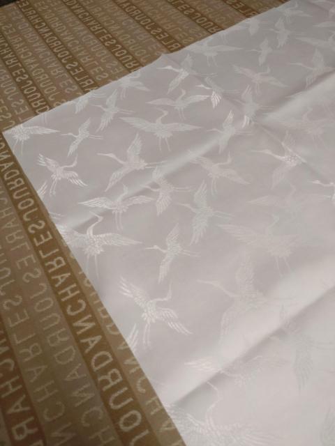 レトロ(2A11101)約88cm幅×約0.75m・鶴柄和装品制作用布地・カット布 < ペット/手芸/園芸 レトロ(2A11101)約88cm幅×約0.75m・鶴柄和装品制作用布地・カット布 < ペット/手芸/園芸の