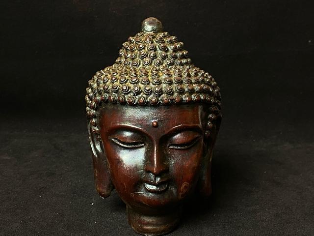 【古美術】仏教美術 仏頭像 仏像 釈迦如来 彫刻 オブジェ 置物 魔除け 縁起物 時代物 骨董品 タイ仏具 仏頭 仏像 頭部 < ホビー 【古美術】仏教美術 仏頭像 仏像 釈迦如来 彫刻 オブジェ 置物 魔除け 縁起物 時代物 骨董品 タイ仏具 仏頭 仏像 頭部 < ホビーの