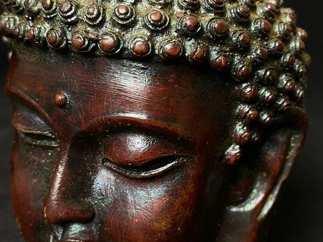 【古美術】仏教美術 仏頭像 仏像 釈迦如来 彫刻 オブジェ 置物 魔除け 縁起物 時代物 骨董品 タイ仏具 仏頭 仏像 頭部 < ホビー 【古美術】仏教美術 仏頭像 仏像 釈迦如来 彫刻 オブジェ 置物 魔除け 縁起物 時代物 骨董品 タイ仏具 仏頭 仏像 頭部 < ホビーの